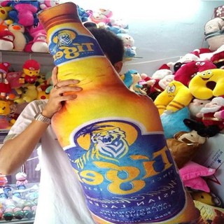 GỐI ÔM HÌNH CHAI BIA IN 3D SIZE LỚN (80cm)