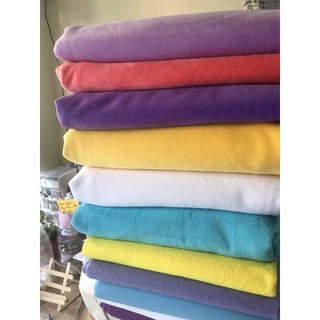 Vải lông nhung mềm mịn may thú nhồi bông làm gối ôm handmade