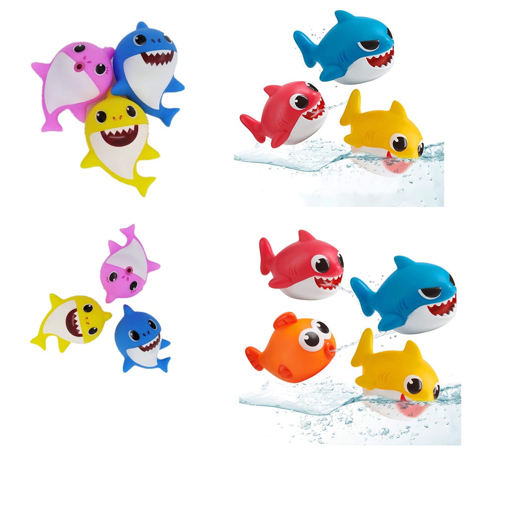 Mô Hình Cá Mập Đồ Chơi Mềm Mại Vui Nhộn Cho Bé Khi Tắm