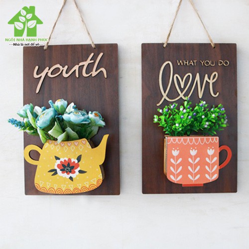 BẢNG GỖ TRANG TRÍ 🌈FREESHIP 50k🌈 Bảng gỗ decor - CHỦ ĐỀ PHÒNG KHÁCH (không kèm Hoa)🌈Tặng kèo móc treo tường🌈