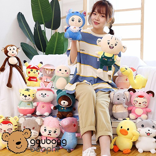 Thú bông mini từ 20cm đến 35cm đồ chơi trẻ em shop gấu bông béo phì