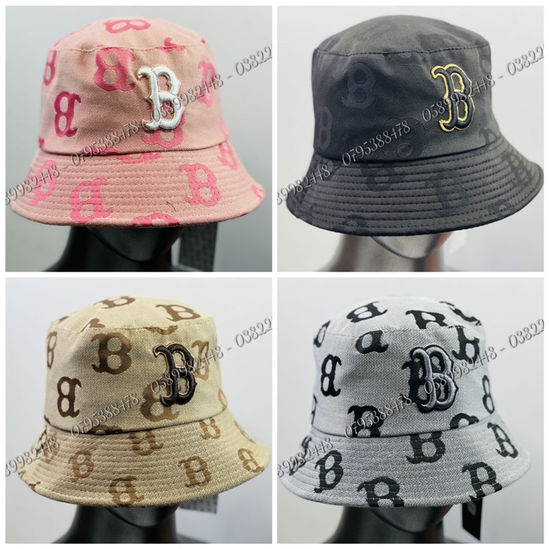 Mũ bucket MLB thêu chữ B vải nhập cực hot - Nón vành thêu chữ Ulzzang
