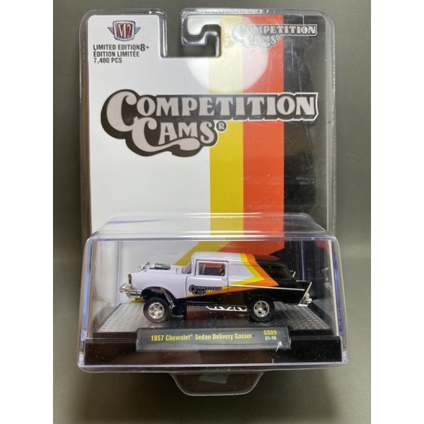 M2 Machines - 1957 Chevrolet Sedan Delivery Gasser - Xe mô hình tỉ lệ 1/64