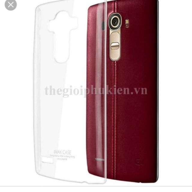 Ốp lưng trong suốt LG G4 hiệu imak phủ nano không ố vàng