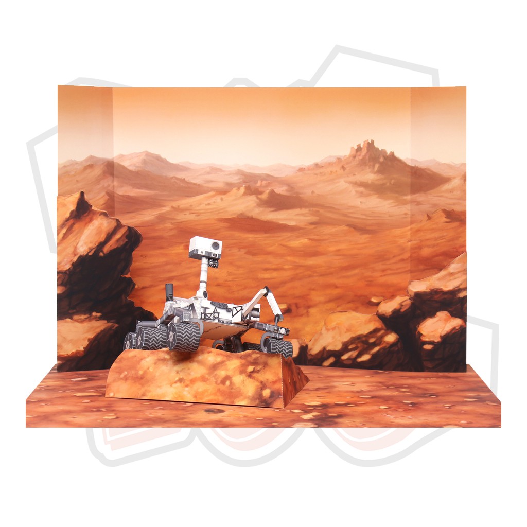 Mô hình giấy Phông nền Sao hỏa