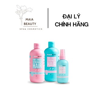 Combo Hairburst Set Gội Xả 350ml/Chai và Xịt Dưỡng Tóc Volume and Growth Elixir Tạo Độ Phồng Và Kích Thích Mọc Tóc 125ml