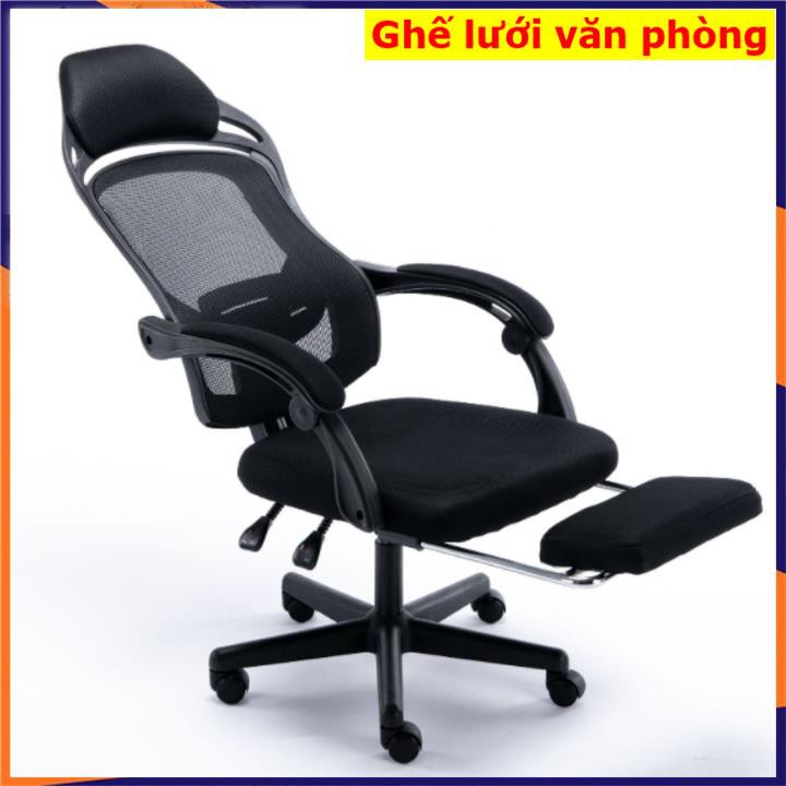 [HOT SALE] Ghế văn phòng lưng lưới cao cấp T418 có ngả lưng xoay 360