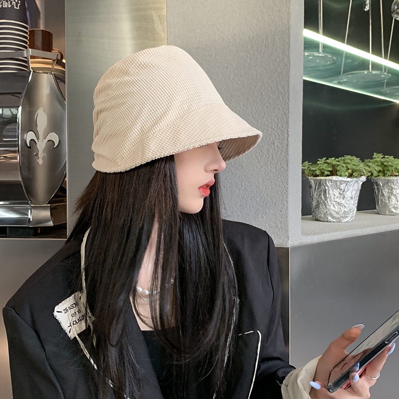 Mũ bucket màu trơn dành cho nữ