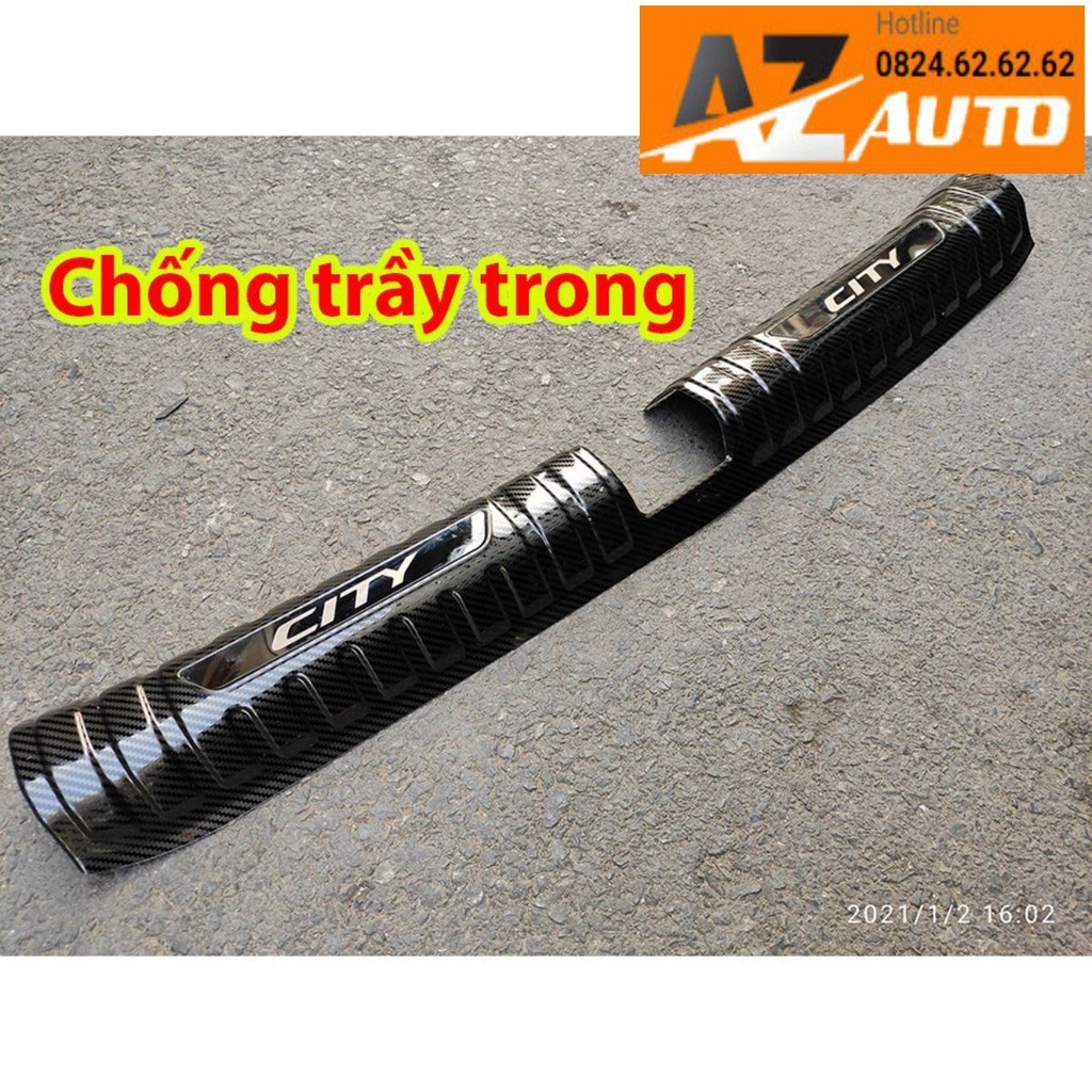 Chống Trầy cốp carbon Honda City 2021 mẫu mới nhất