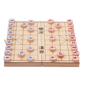 Bàn Cờ Tướng Bằng Gỗ Tự Nhiên Benrikids Kiêm Hộp Đựng Tiện Lợi - Trò Chơi Đấu Trí Hồi Hộp