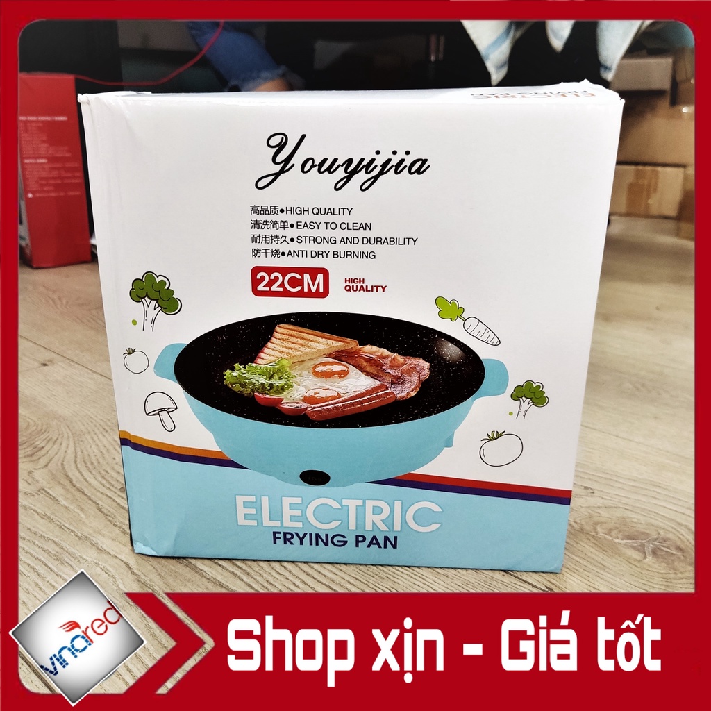 Chảo nướng điện 22cm Flying Pan (MÀU NGẪU NHIÊN)