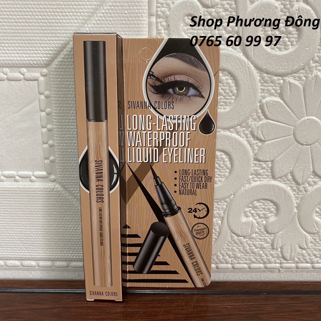 Kẻ Mắt Nước Sivanna Colors Long Lasting Water Proof
