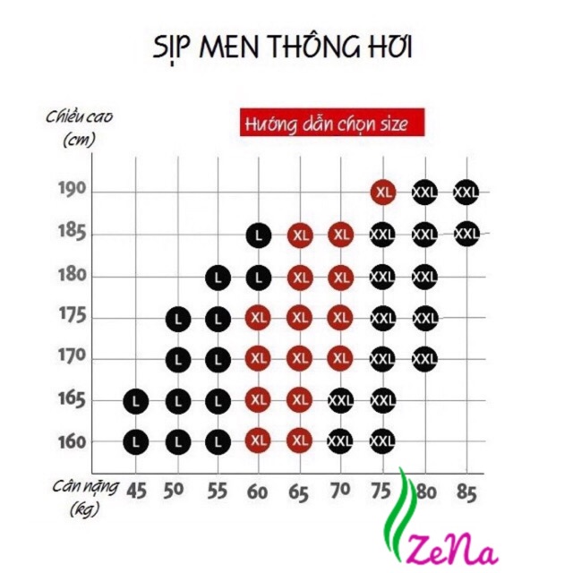 Quần lót nam thông hơi ZENA 100 sịp nam hộp 4 cái