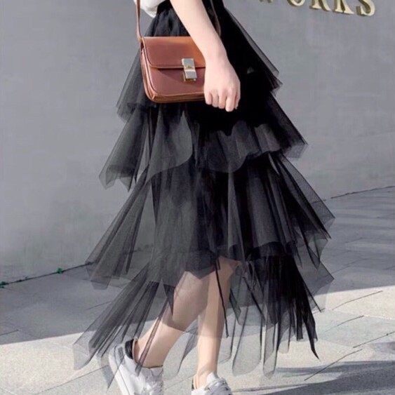 Chân váy công chúa 4 tầng 2 lớp_chân váy tầng xinh | BigBuy360 - bigbuy360.vn