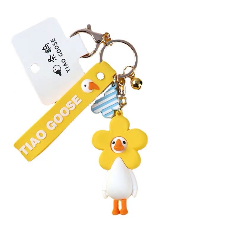 Móc khoá vịt hoạt hình kèm hoạ tiết mới lạ - phong cách Choose Me