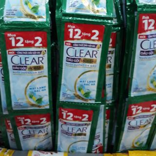 Dầu gội clear  dây 12 gói