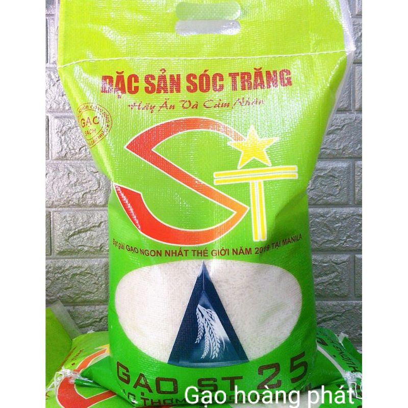 Gạo ST25 đặc sản sóc trăng -Hàng chính hãng.