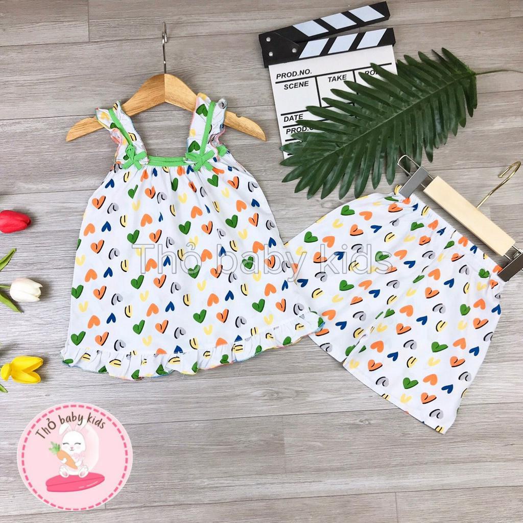 Bộ lanh bé gái, đồ bộ tole bé gái shop thỏ baby kids