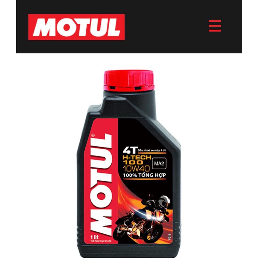 Nhớt Motul H-Tech 100 4T 10W40