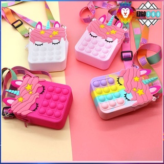 ⚡️FAST SHIPING⚡️1X Pop It fashion bag Toy bag school bag mail bag Smart entertainment toy, effective stress relief for adults cheap female backpack EZGO♛