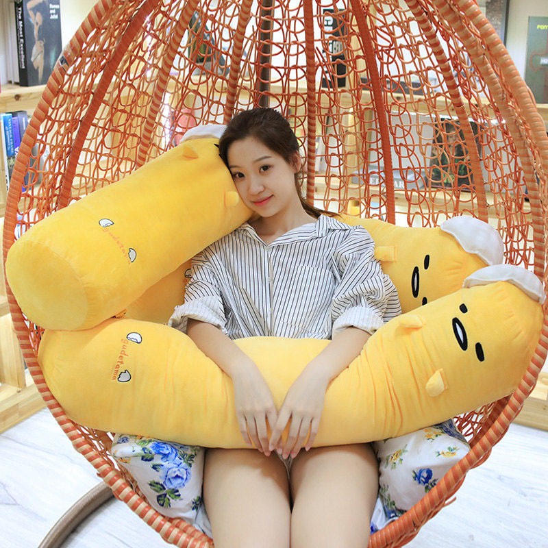 Gối Ôm Nhồi Bông Dài Hình Trứng Lười Gudetama 2 Kích Thước 84224207