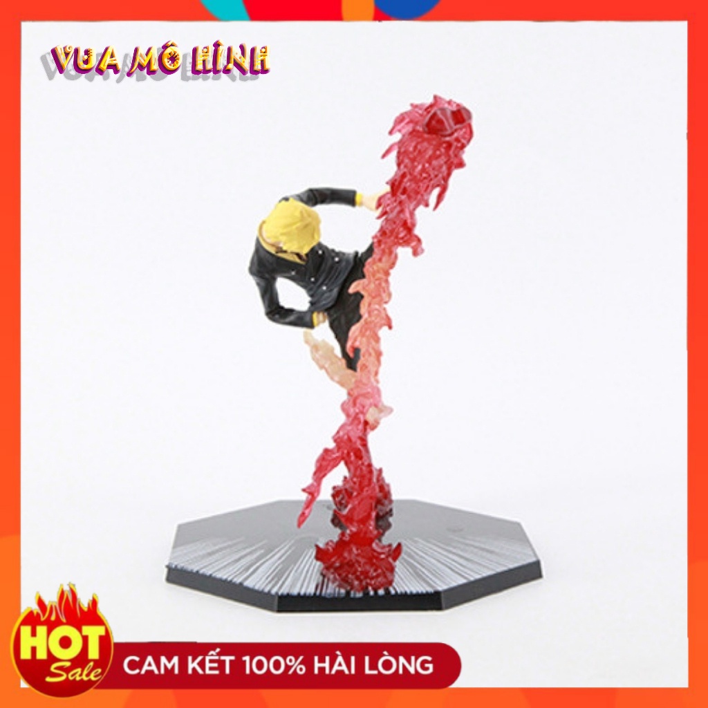 Mô hình One Piece - Mô hình Sanji chân lửa cực đẹp cao 16cm full BOX