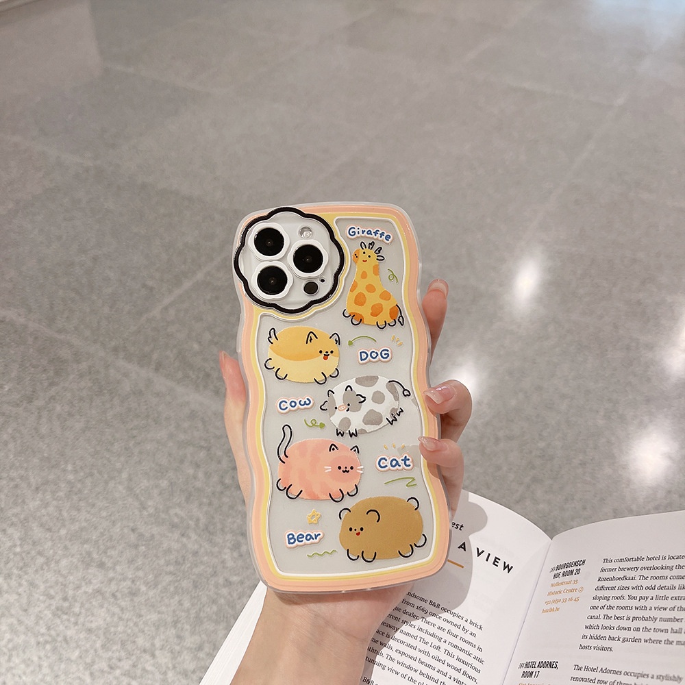 Ốp lưng iphone Ốp lưng iphone Ốp Điện Thoại Silicone In Hình Thú Hoạt Hình Cho iPhone13 12 11 Xs 13promax/7PLUS/Promax/X/Xs/13/Pro/Max Dinuo case