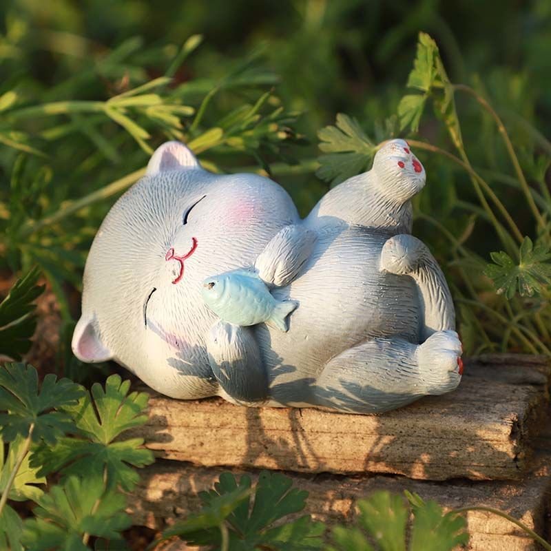 Mô hình mèo biểu cảm đáng yêu. Siêu cute làm quà tặng hoặc trang trí trưng bày