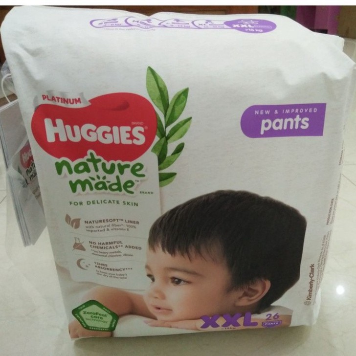 [Freeship] Combo 03 Tã - Bỉm quần Huggies Platinum XXL26 (cho trẻ >15kg) _Hàng mới,có sẵn