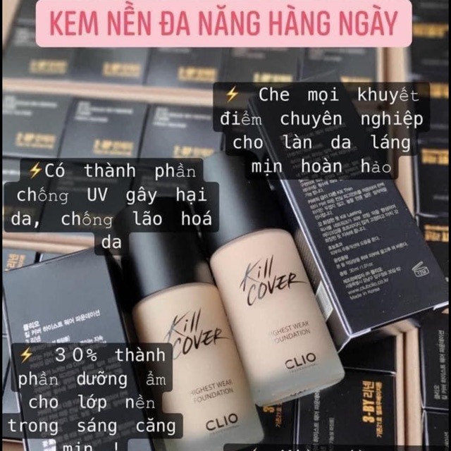 Kem Nền Clio Kill Cover