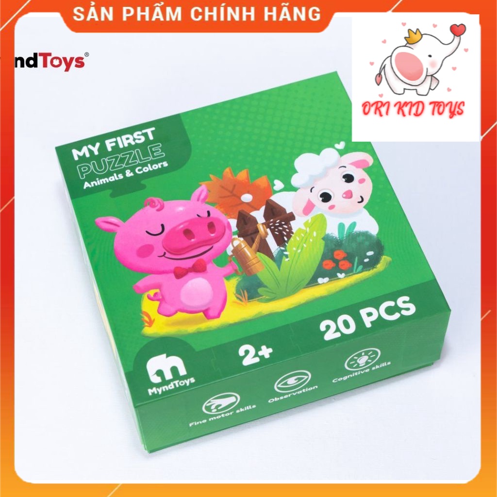 Đồ Chơi Xếp Hình Chủ Đề Động Vật - My First Puzzle - Animals and Colors