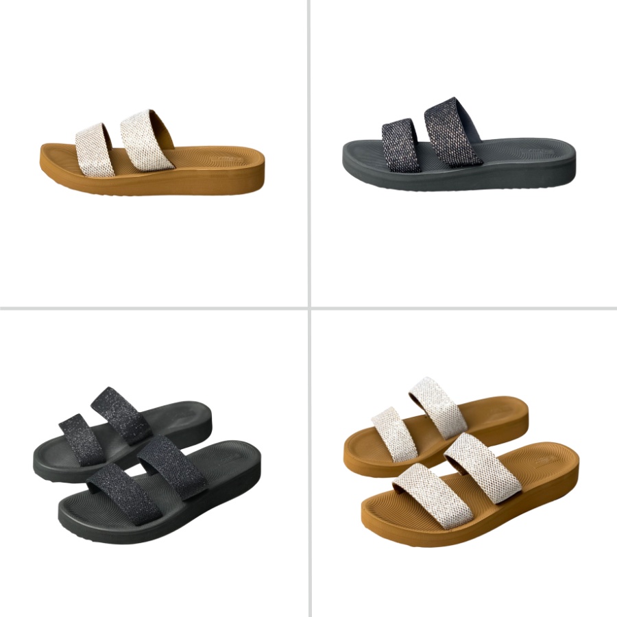 Dép lê nữ BlTIS ❤️FREESHIP❤️ Dép lê xốp 2 quai ngang siêu nhẹ có rãnh chống trượt DXW203700