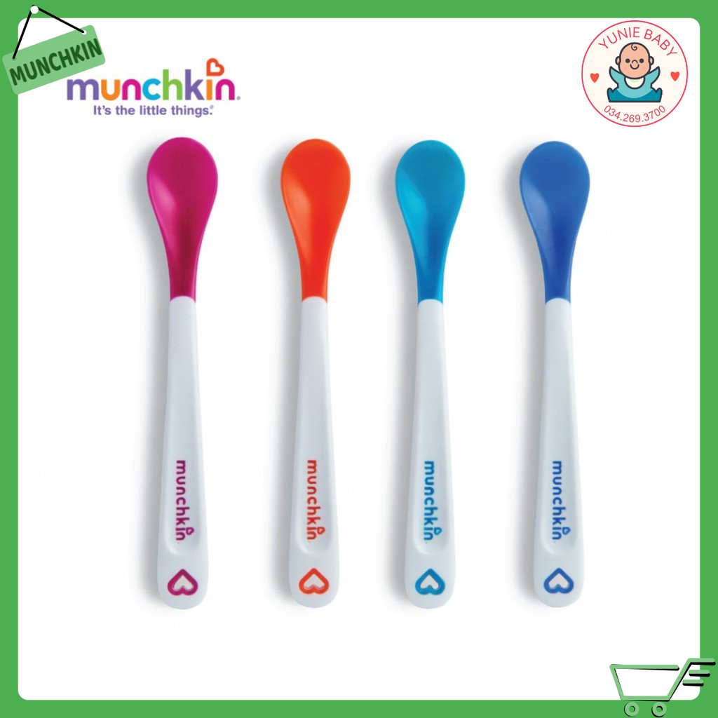 [TÁCH LẺ] BỘ THÌA MỀM BÁO NÓNG MUNCHKIN MK43682