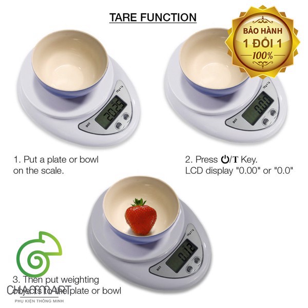 Cân điện tử thực phẩm nhà bếp𝑺𝑰𝑬̂𝑼 𝑪𝑯𝑰́𝑵𝑯 𝑿𝑨́𝑪 Electronic Kitchen Scale 5kg cân nhà bếp cao cấp cân thực phẩm