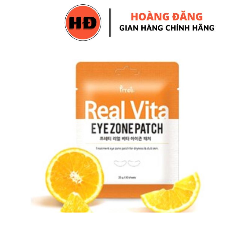 Mặt nạ vùng mắt Prreti Real Vita Eyezone Patch (1 túi 30 miếng)