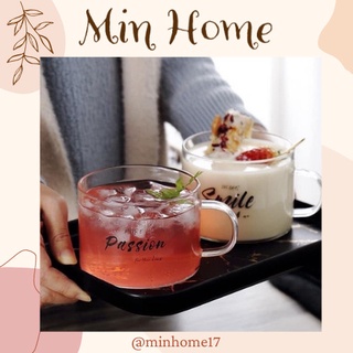 Cốc Thuỷ Tinh Chịu Nhiệt Dùng Để Uống Cafe Trà Sinh Tố