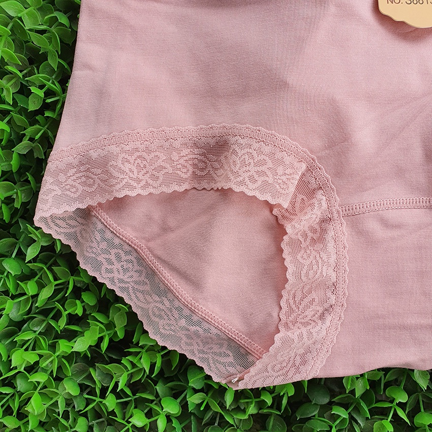 Quần Lót Nữ Chất Cotton Cao Cấp S8813 - Cạp cao Gen Bụng