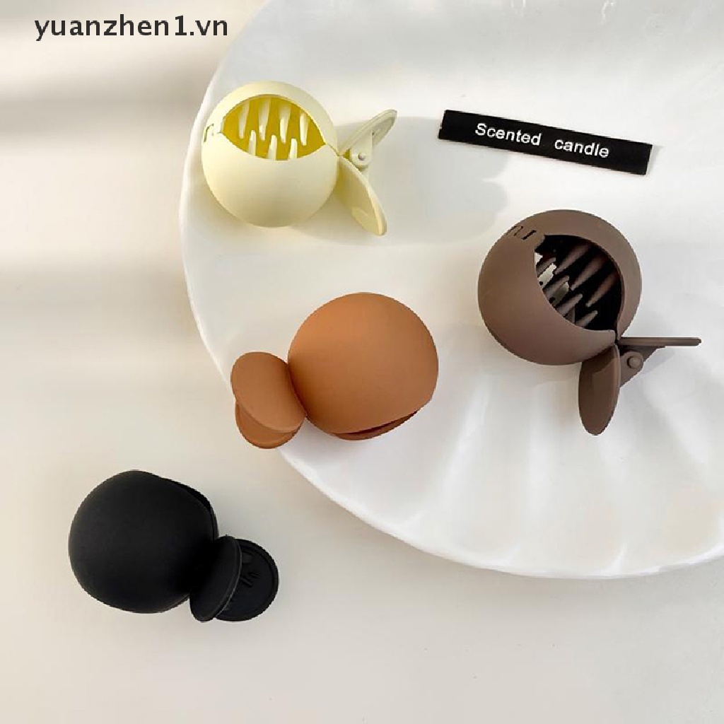 Kẹp Tóc Càng Cua Màu Trơn Cố Định Tóc Đuôi Ngựa Thời Trang Cho Nữ