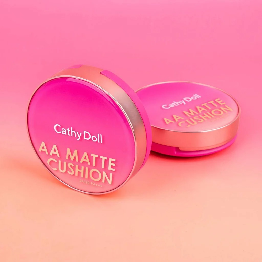 Phấn Nước Trang Điểm Che Phủ Hoàn Hảo Cathy Doll AA Matte Cushion SPF50 Acne And Sebum Control 10g