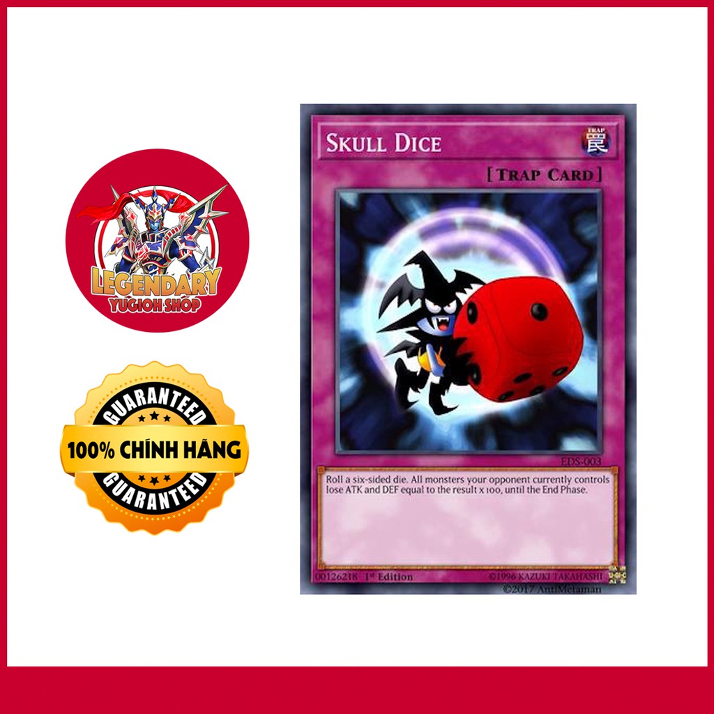 [Thẻ Bài Yugioh Chính Hãng] Skull Dice