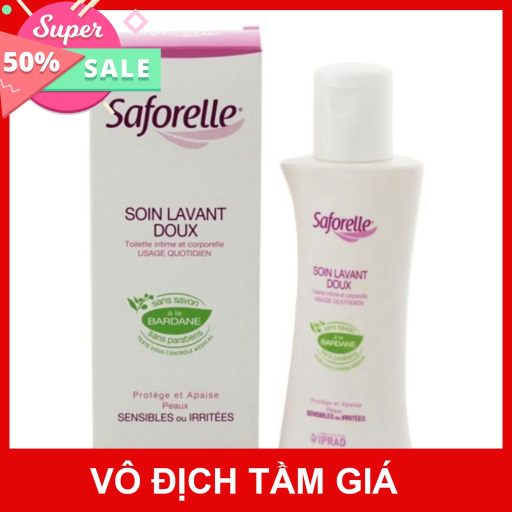 [CHÍNH HÃNG] Saforelle Gel Rửa Phụ Khoa Soin Lavant Doux