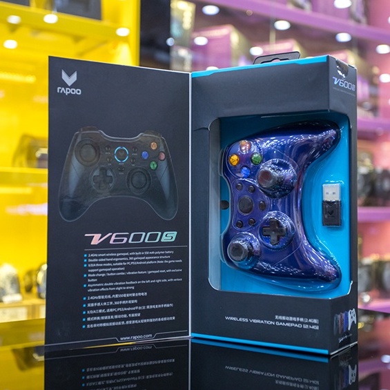 Rapoo V600S xanh Đồ chơi máy chơi game cầm tay online gaming chơi game giá rẻ điện tử cao cấp hiện đại không dây mã H12