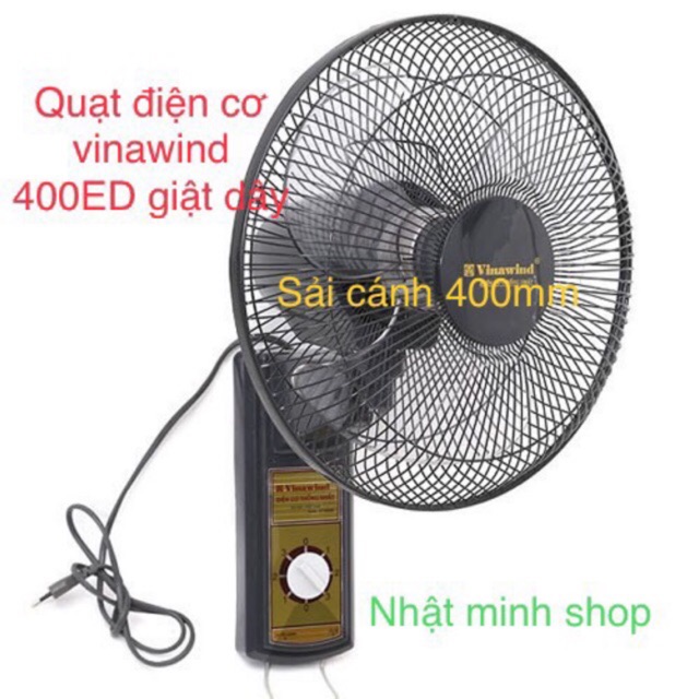 Quạt treo tường vinawind 400ED giật dây