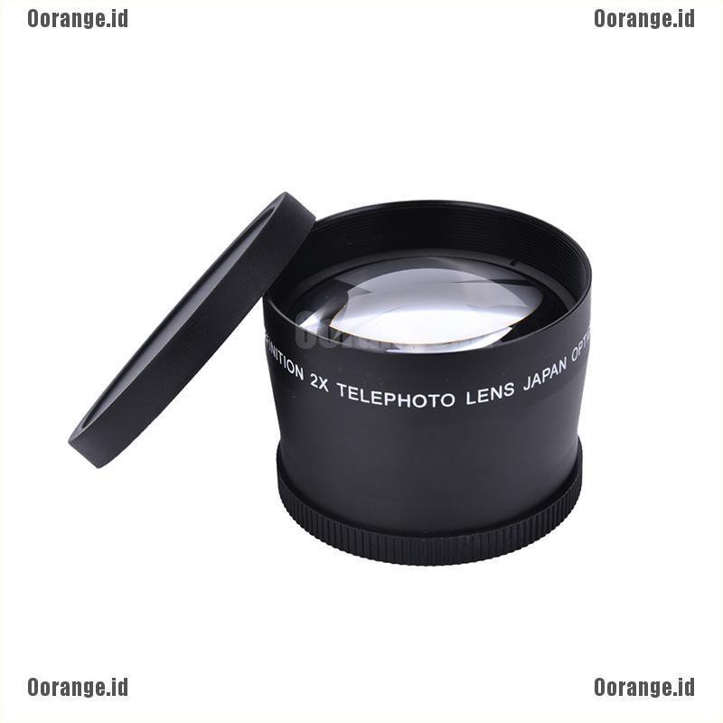 Ống Kính Tele 58mm 2.0X Cho Máy Ảnh Canon Nikon Sony Pentax ML