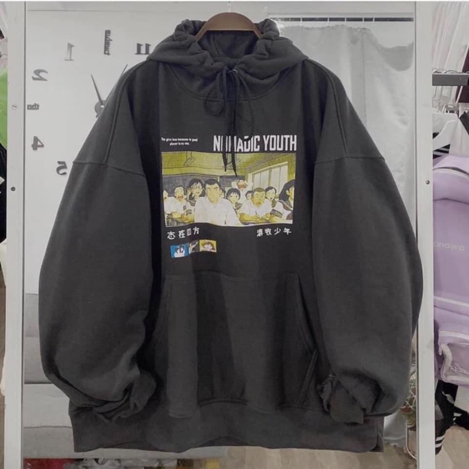 Áo hoodie NOMADIC ullzang form rộng cực xinh xưởng sỉ nguyễn hoa | BigBuy360 - bigbuy360.vn