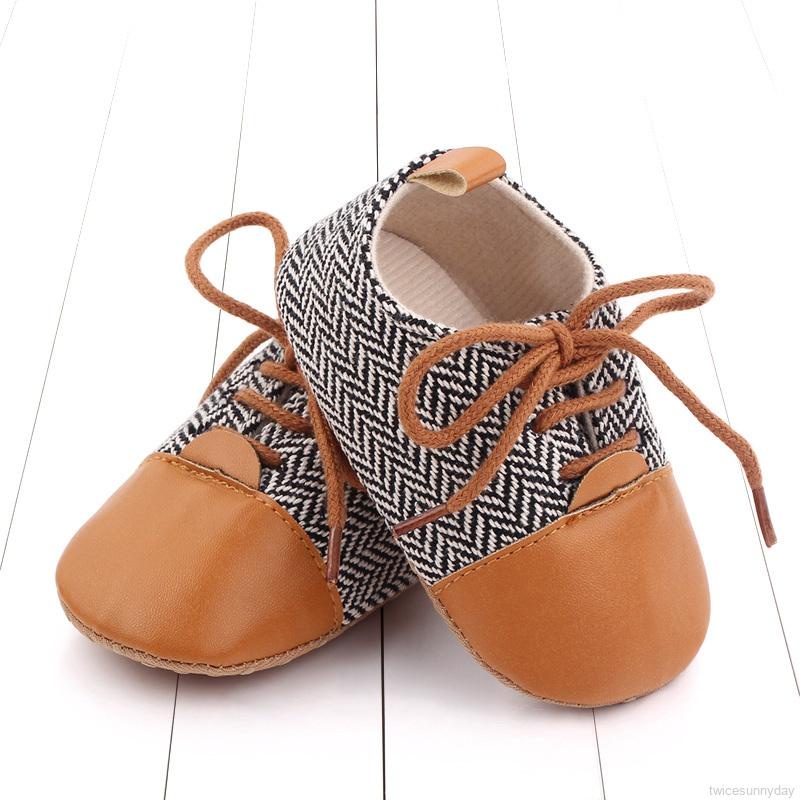 Giày Thể Thao Đế Mềm Phong Cách Anh Quốc Cho Bé