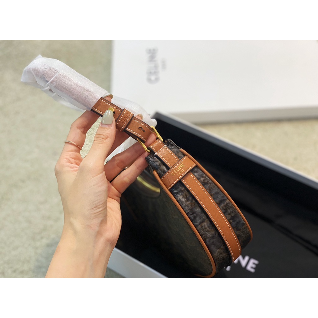 Ce 2021 Túi Xách Đeo Vai Đơn In LOGO Lisa Same AVA Mới