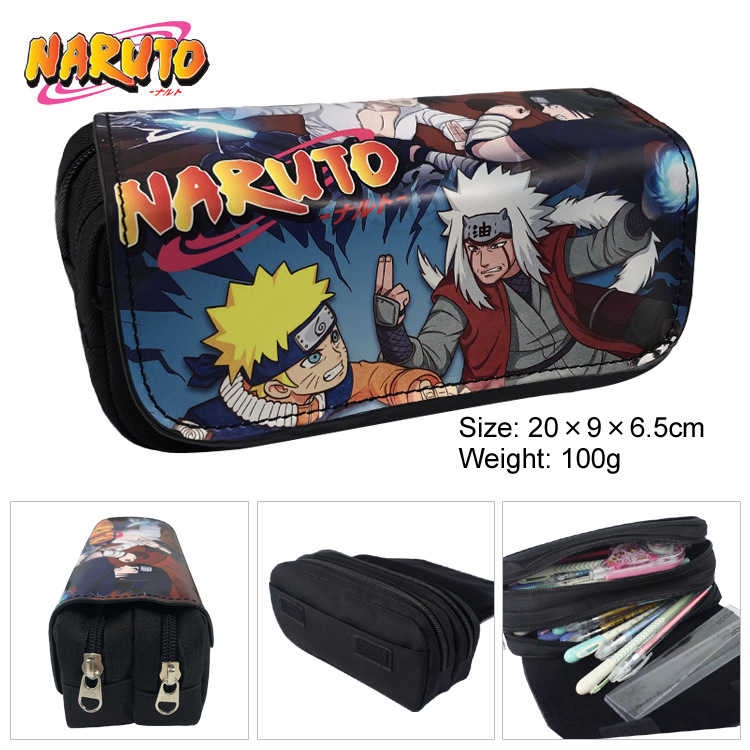 Ví Đựng Bút Cỡ Lớn In Hình Naruto Sasuke Sakura Đáng Yêu