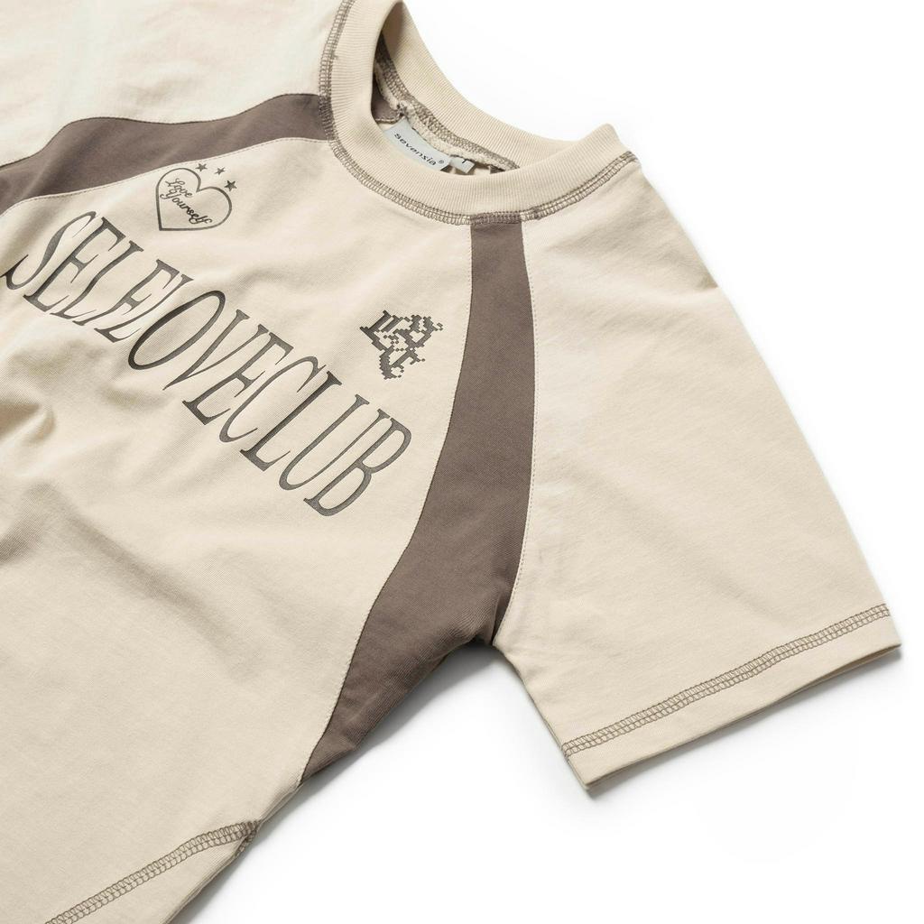 Áo thun babytee sporty SLC viền chỉ nổi