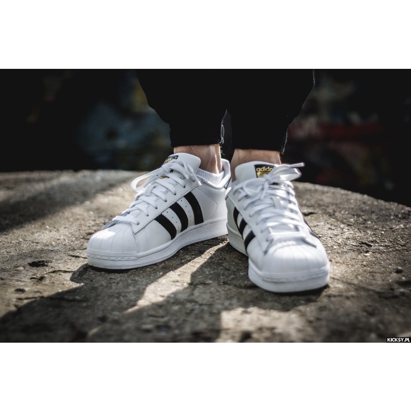 [Mã SKAMLTSM9 giảm 10% đơn 99K] Giày thể thao Sneaker Adidas Super Star Tem vàng